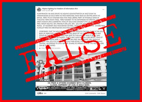 VERA FILES FACT CHECK: FB post claiming Aquino, allies ‘confirmed’ to.